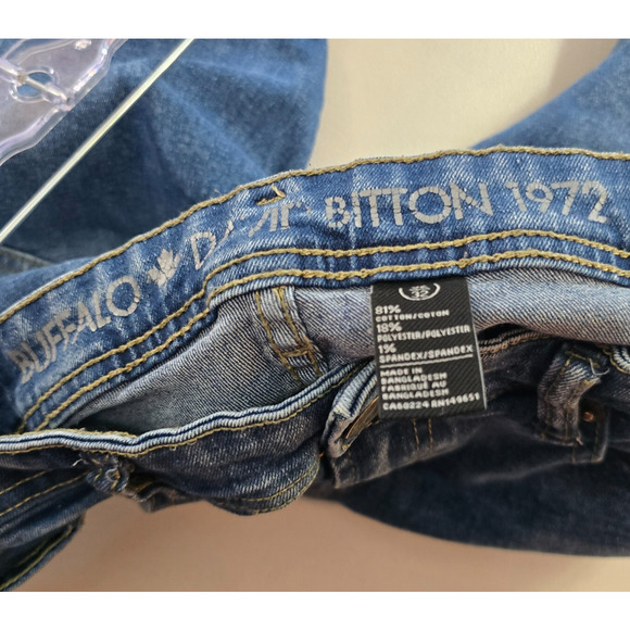 Buffalo David Bitton Jeans Men's 32** Blue Medium Fade Max-X Skinny Stretch - Picture 6 of 16